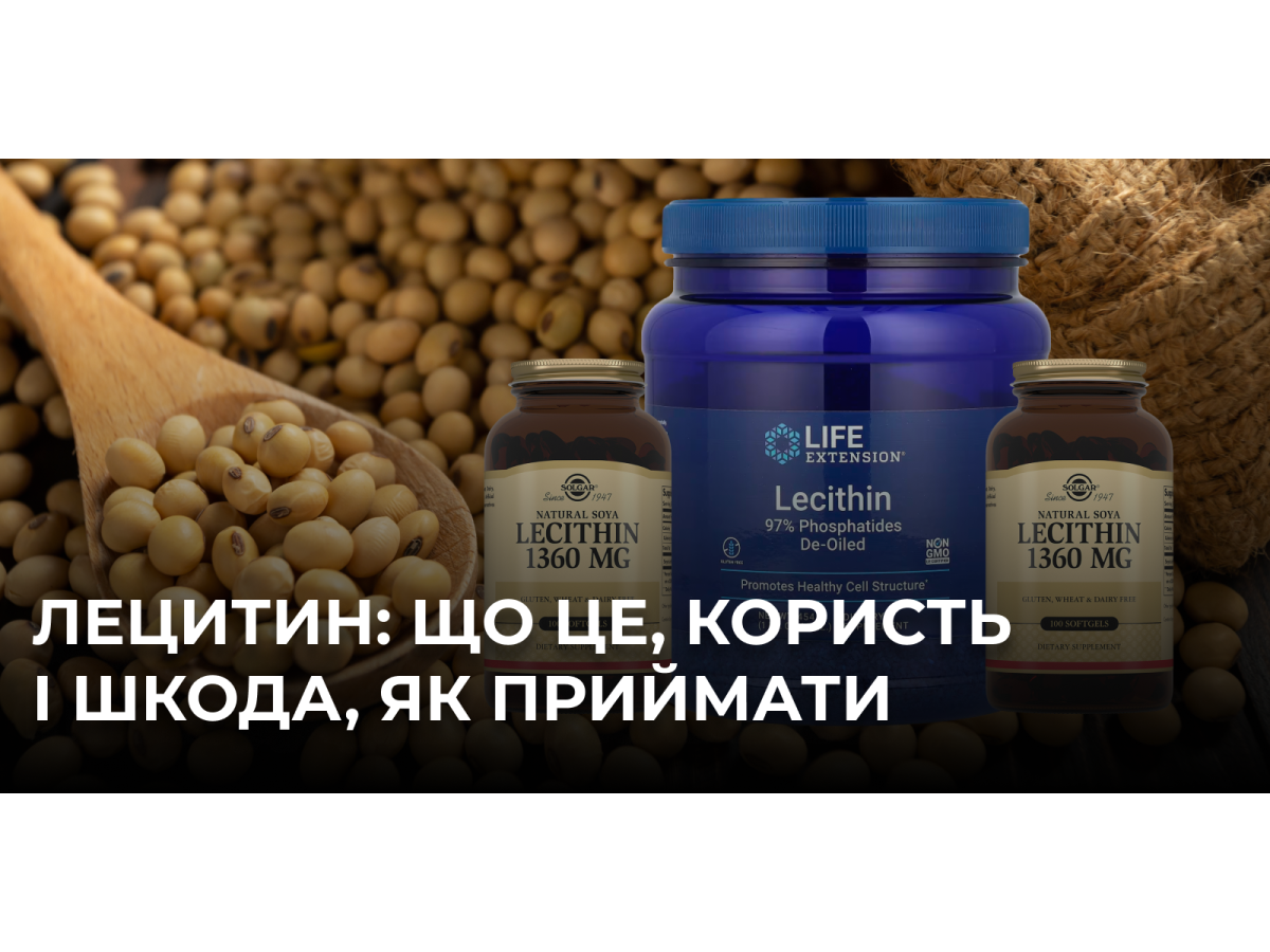Лецитин: користь, шкода та як правильно приймати для здоров'я